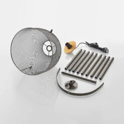 Lindby Monigo Stehleuchte Aus Eisen Und Holz -Lampen Welt 8032430 7