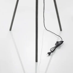 Lindby Monigo Stehleuchte Aus Eisen Und Holz -Lampen Welt 8032430 8