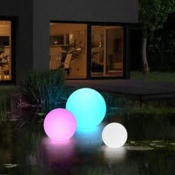 RZB HB 301 LED-Dekokugel RGBW IP68 Mit Akku Ø20cm -Lampen Welt 8039151 2