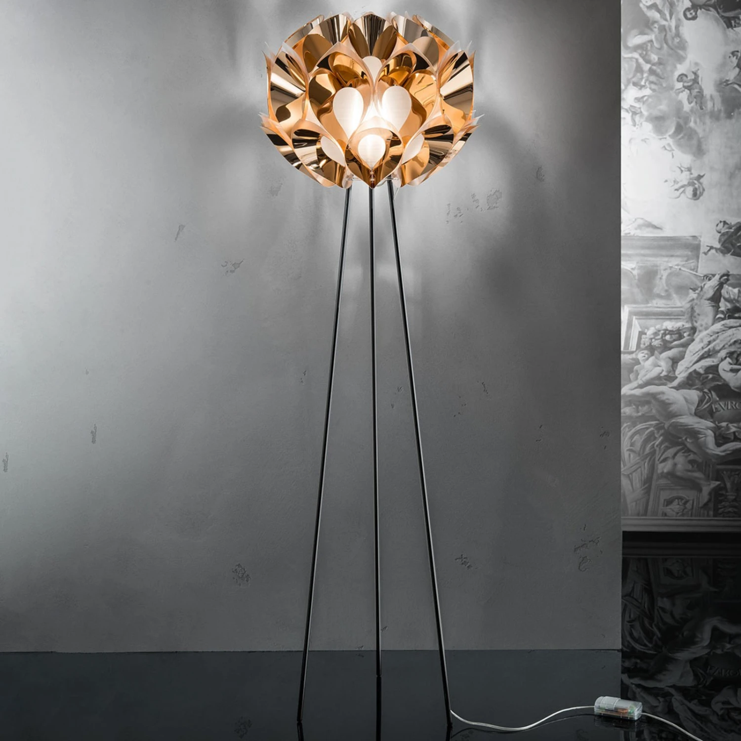 Slamp Flora - Designer-Stehlampe, Kupfer 1 Slamp Flora - Designer-Stehlampe, Kupfer