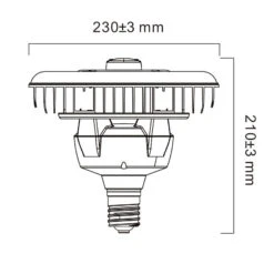 Sylvania LED-Lampe E40 Inkl. PIR-Sensor 115W 4000K -Lampen Welt 8530520 2