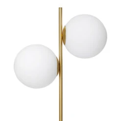 Stehleuchte Jugen, Schwarz/gold, Zweiflammig -Lampen Welt 8539504 2