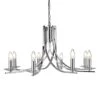 Hängeleuchte Ascona 8-flammig Chrom -Lampen Welt 8570908