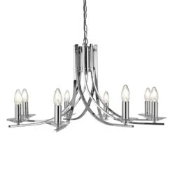 Hängeleuchte Ascona 8-flammig Chrom