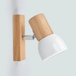 Svenda - Wandspot Aus Geöltem Eichenholz 8 Svenda - Wandspot Aus Geöltem Eichenholz -Lampen Welt 8574252 3