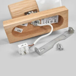 Svenda - Wandspot Aus Geöltem Eichenholz 9 Svenda - Wandspot Aus Geöltem Eichenholz -Lampen Welt 8574252 4