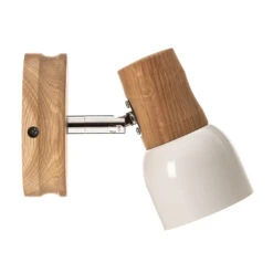 Wandspot Svantje Mit Eichenholz-Details -Lampen Welt 8574316 4