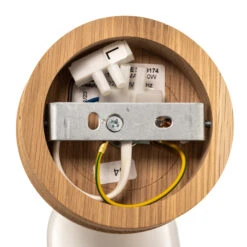 Wandspot Svantje Mit Eichenholz-Details -Lampen Welt 8574316 7