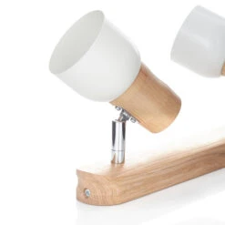 Holz-Deckenleuchte Svantje, 3-flammig -Lampen Welt 8574318 3