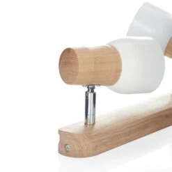 Holz-Deckenleuchte Svantje, 3-flammig -Lampen Welt 8574318 4