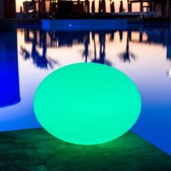 Schwimmfähige LED-Dekoleuchte Flatball L -Lampen Welt 8590013 4