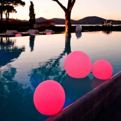 Schwimmfähige LED-Dekorationsleuchte Ball -Lampen Welt 8590017 7