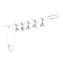 LED-Seilsystem Baloubet In Chrom 10 LED-Seilsystem Baloubet In Chrom -Lampen Welt 9005057 2