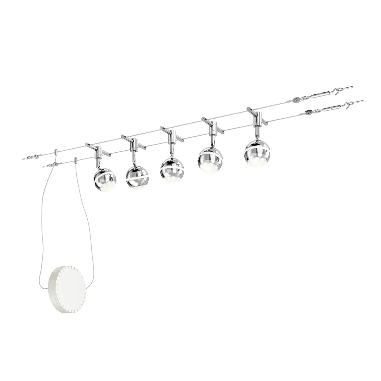 LED-Seilsystem Baloubet In Chrom 3 LED-Seilsystem Baloubet In Chrom – Bild 3