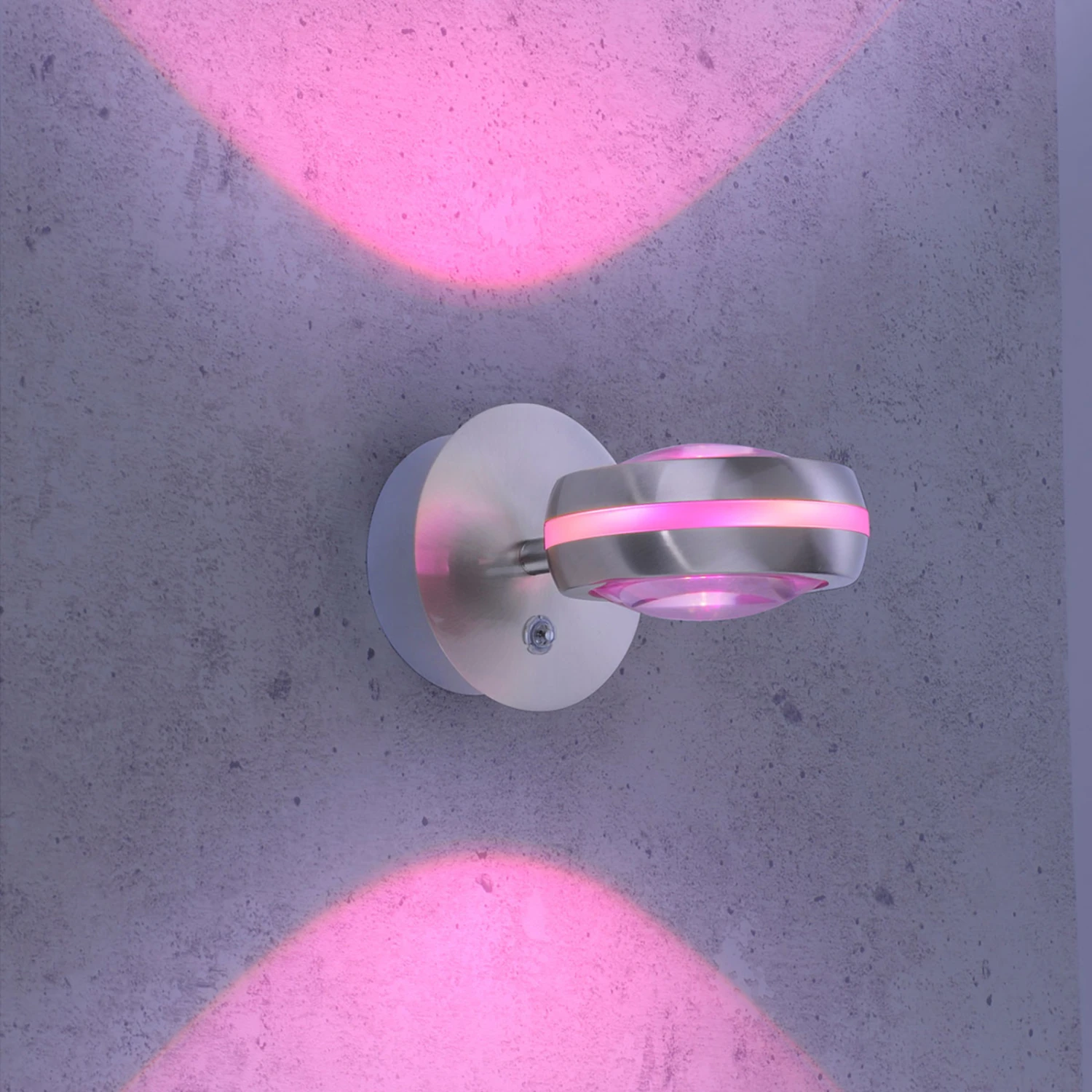 Trio WiZ Vista Smarte LED-Wandleuchte, Nickel Matt 3 Trio WiZ Vista Smarte LED-Wandleuchte, Nickel Matt – Bild 3