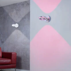 Trio WiZ Vista Smarte LED-Wandleuchte, Nickel Matt 11 Trio WiZ Vista Smarte LED-Wandleuchte, Nickel Matt -Lampen Welt 9005741 3