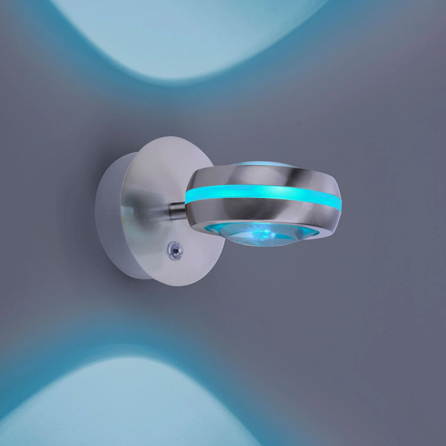 Trio WiZ Vista Smarte LED-Wandleuchte, Nickel Matt 5 Trio WiZ Vista Smarte LED-Wandleuchte, Nickel Matt – Bild 5