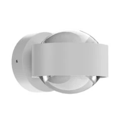 Puk Mini Wall LED 2x8W Linsen Klar, Weiß Matt