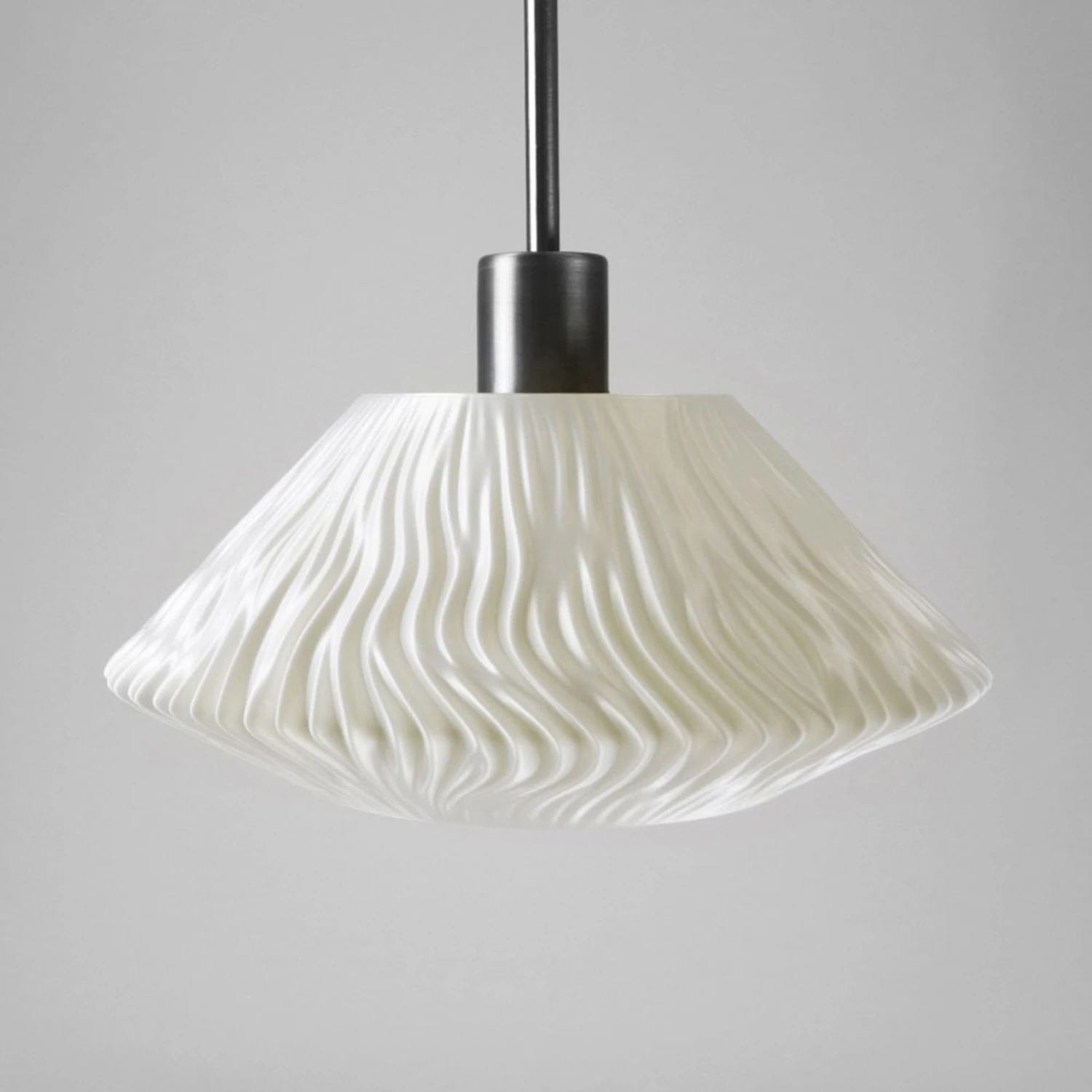 Hängeleuchte Lamell Aus Biomaterial, Ø 30 Cm 3 Hängeleuchte Lamell Aus Biomaterial, Ø 30 Cm – Bild 3