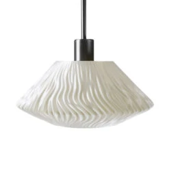 Hängeleuchte Lamell Aus Biomaterial, Ø 30 Cm