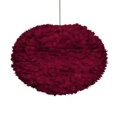 UMAGE Eos Large Pendelleuchte Federn Rot