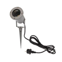 Außenstrahler Tessa Mit Erdspieß, Silber 12 Außenstrahler Tessa Mit Erdspieß, Silber -Lampen Welt 9611031 3