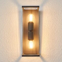 Lucande Gläserne Außenwandlampe Annalea 11 Lucande Gläserne Außenwandlampe Annalea -Lampen Welt 9616110 2