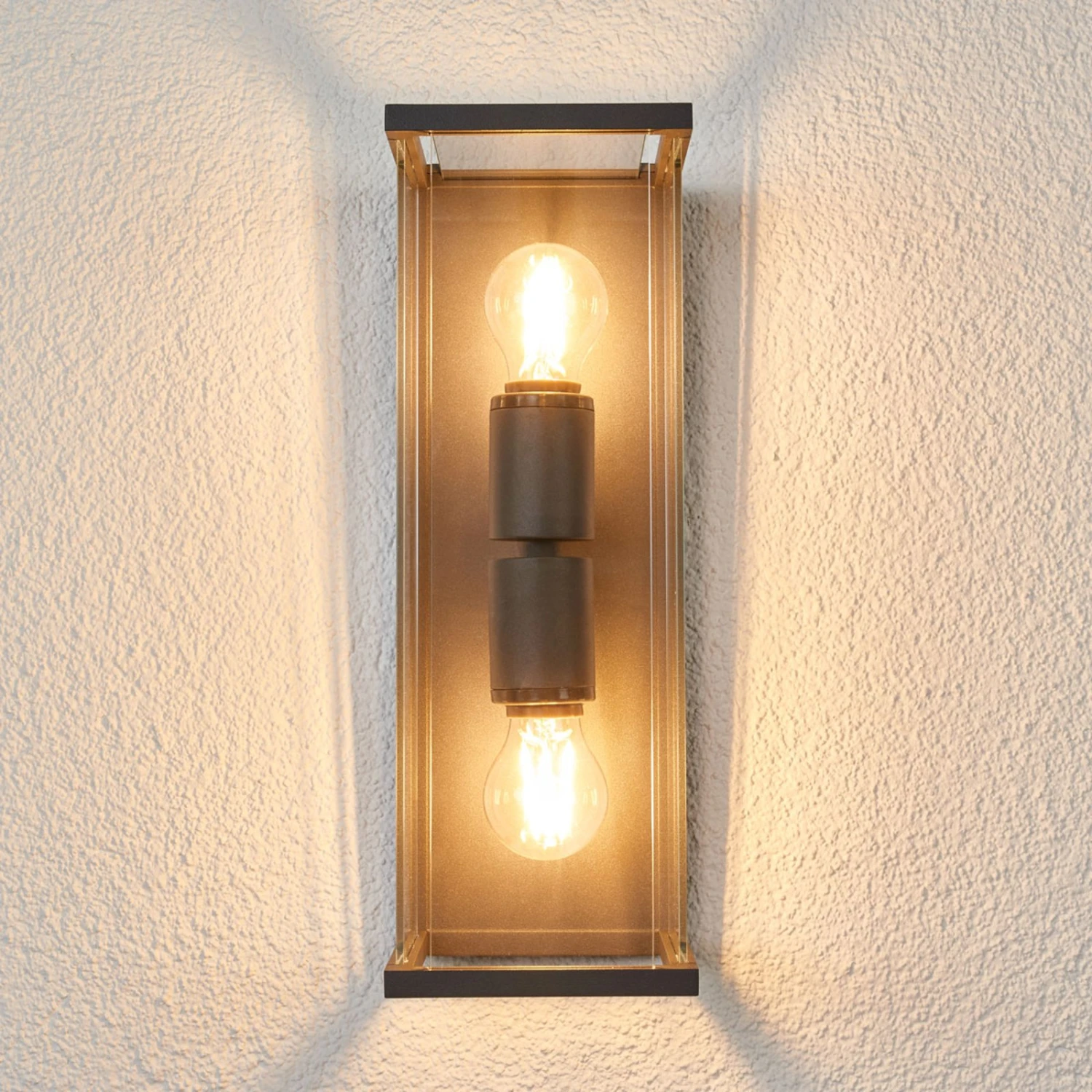 Lucande Gläserne Außenwandlampe Annalea 3 Lucande Gläserne Außenwandlampe Annalea – Bild 3