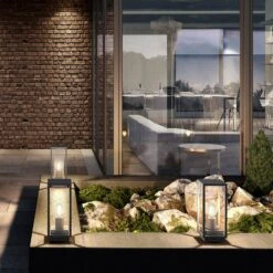 Lucande Annalea - Sockelleuchte In Eckiger Form -Lampen Welt 9616112 8