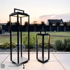 Lucande Elaja LED-Außenlaterne, Akku, USB, Schwarz -Lampen Welt 9616221 11