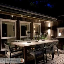 Lucande Elaja LED-Außenlaterne, Akku, USB, Schwarz -Lampen Welt 9616221 15