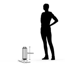 Lucande Elaja LED-Außenlaterne, Akku, USB, Schwarz -Lampen Welt 9616221 6