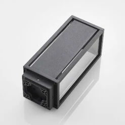 Lucande Elwin Sockelleuchte, Eckig, Alu, 35 Cm -Lampen Welt 9616293 7