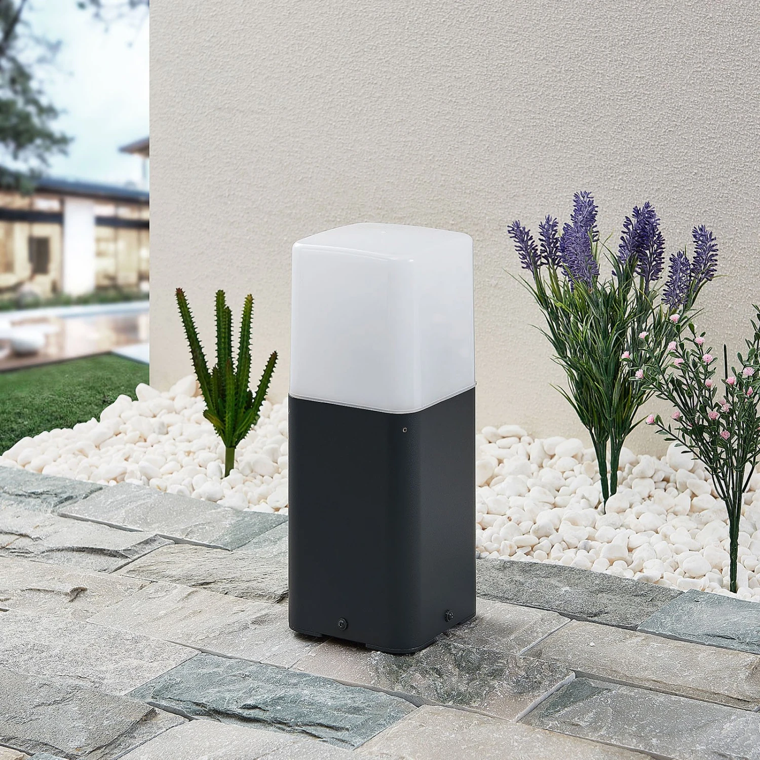 Lucande Obuna Sockelleuchte, Höhe 30 Cm 3 Lucande Obuna Sockelleuchte, Höhe 30 Cm – Bild 3