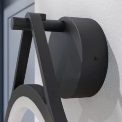 Lucande LED-Außenwandleuchte Mirco, Ringförmig, IP65 -Lampen Welt 9619145 5