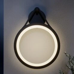 Lucande LED-Außenwandleuchte Mirco, Ringförmig, IP65 -Lampen Welt 9619145 6