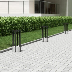 Lucande Overa LED-Sockelleuchte, Rund -Lampen Welt 9619303 2