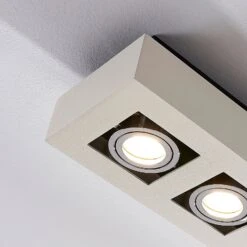 3-flammige Deckenlampe Vince In Weiß -Lampen Welt 9620458 4