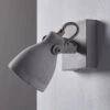 Grauer Spot Kadiga Aus Beton -Lampen Welt 9620675