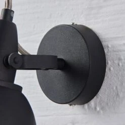 Wandleuchte Julin, Vintage-Look, Schwarz-gold -Lampen Welt 9620726 6