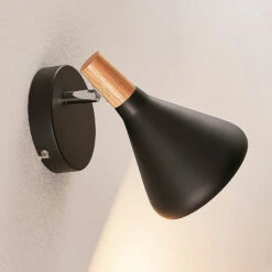 Wandleuchte Arina, Schwarz, 1-flammig -Lampen Welt 9621810 5