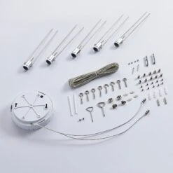 Seilsystem Marno, Fünfflammig 13 Seilsystem Marno, Fünfflammig -Lampen Welt 9624201 6