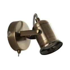 Wandleuchte Anze In Messing Antik -Lampen Welt 9624388 3