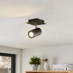 Lindby Joffrey Deckenstrahler, Einflammig, Schwarz 10 Lindby Joffrey Deckenstrahler, Einflammig, Schwarz -Lampen Welt 9624823 1