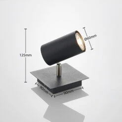 Lindby Joffrey Deckenstrahler, Einflammig, Schwarz 12 Lindby Joffrey Deckenstrahler, Einflammig, Schwarz -Lampen Welt 9624823 3