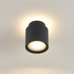 Arcchio Walisa Deckenlampe, Milchglas, Schwarz -Lampen Welt 9626301 3