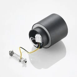 Arcchio Walisa Deckenlampe, Milchglas, Schwarz -Lampen Welt 9626301 8