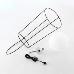 Lucande Hoyka Außenstehlampe Mit Kugel -Lampen Welt 9626548 7