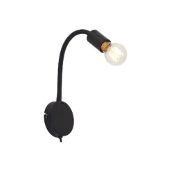 Lindby Aurina Wandleuchte, E27, Schwarz, Schalter 14 Lindby Aurina Wandleuchte, E27, Schwarz, Schalter -Lampen Welt 9626858 5