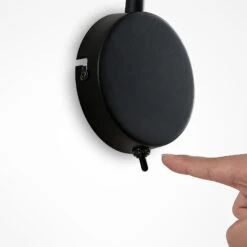 Lindby Aurina Wandleuchte, E27, Schwarz, Schalter 16 Lindby Aurina Wandleuchte, E27, Schwarz, Schalter -Lampen Welt 9626858 7